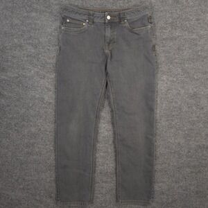 PrAna Bridger Jean Mens 31X28* Gray Slim Straight Stretch Outdoor Hiking Casual